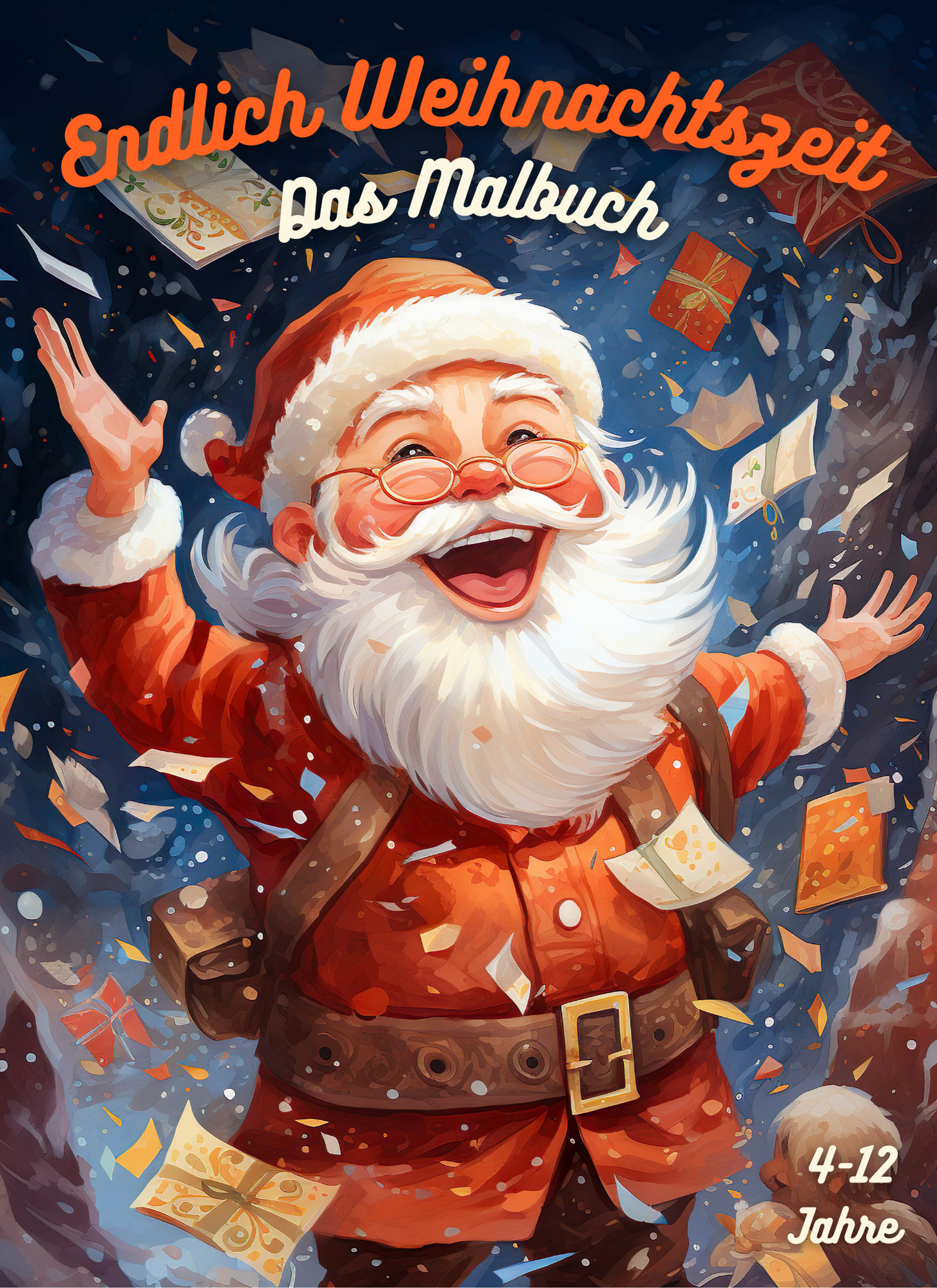 Endlich Weihnachtszeit - Das Malbuch