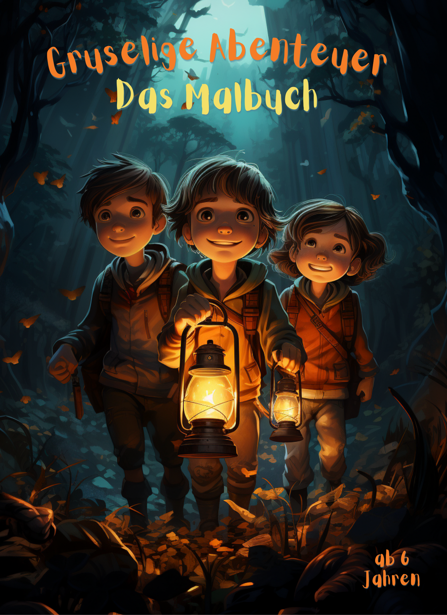 Gruselige Abenteuer - Das Malbuch