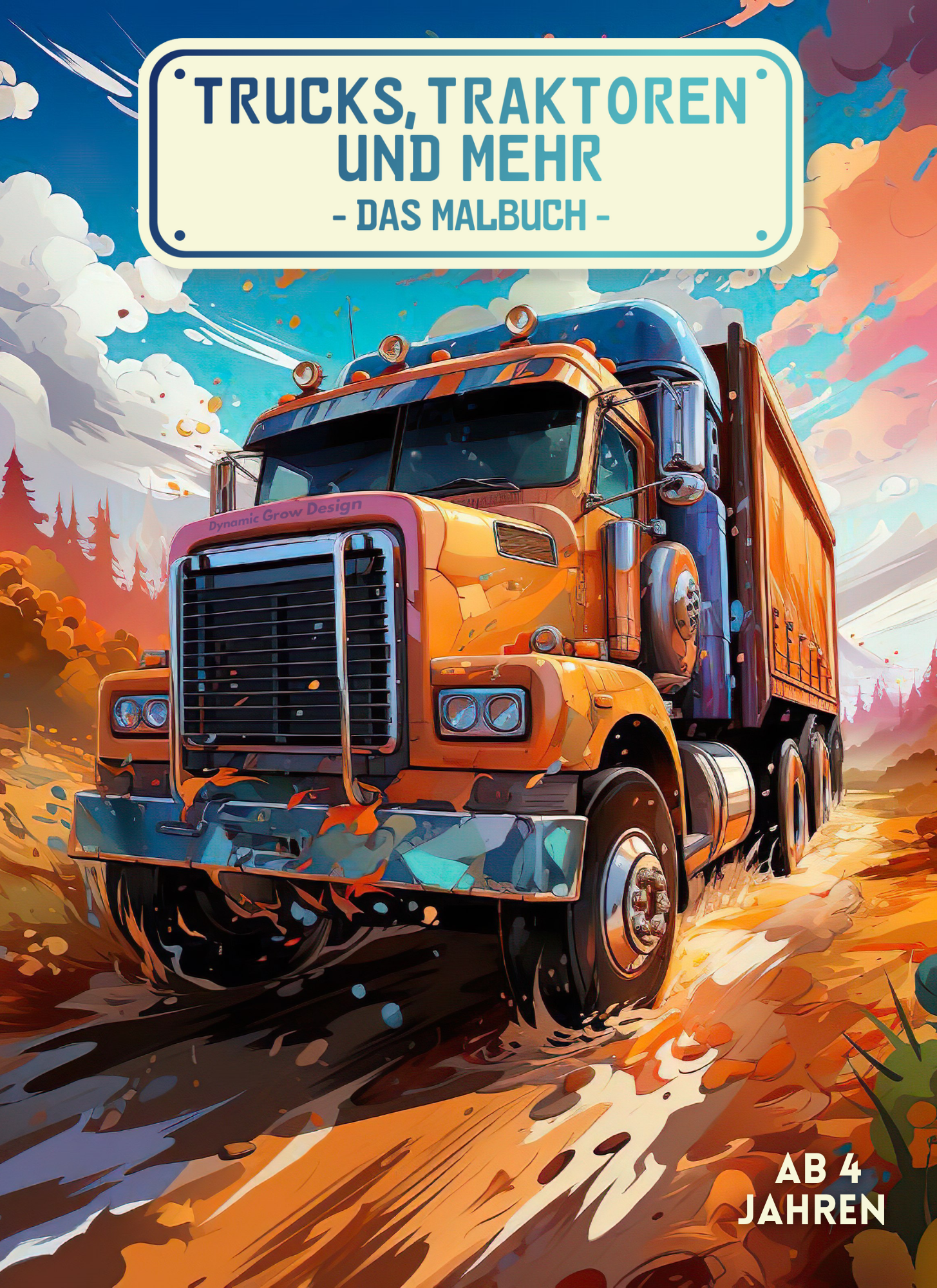 Trucks, Traktoren und mehr - Das Malbuch